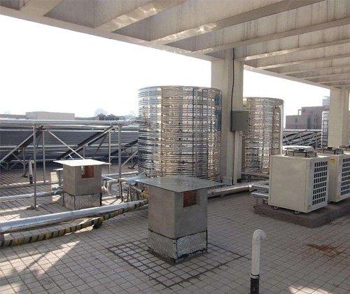 太陽能+空氣能采暖、供熱水系統
